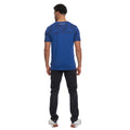 Blue - Back - Crosshatch Mens Cavero Camo T-Shirt