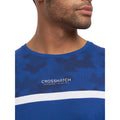 Blue - Side - Crosshatch Mens Cavero Camo T-Shirt
