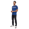 Blue - Pack Shot - Crosshatch Mens Cavero Camo T-Shirt