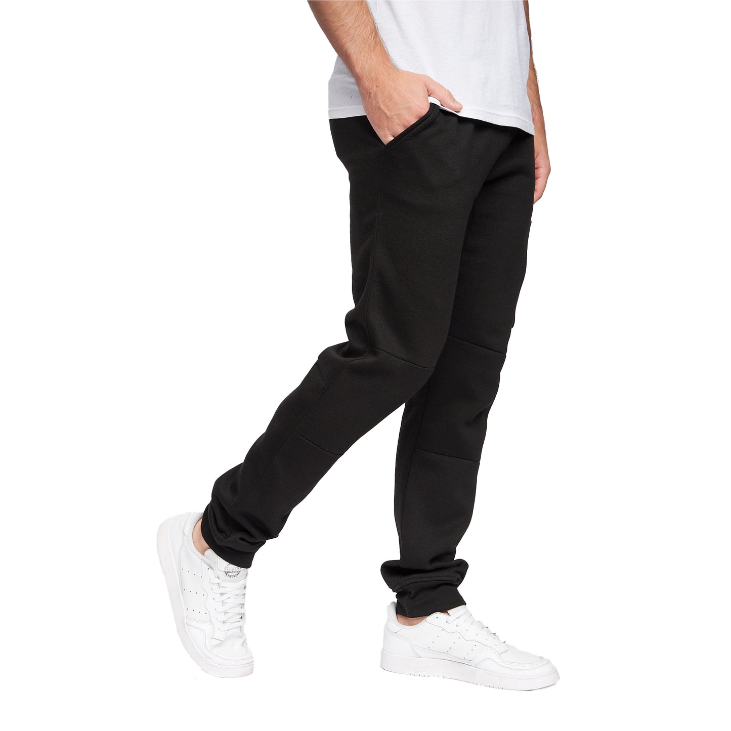 Black - Back - Duck and Cover Mens Milgate Jogging Bottoms