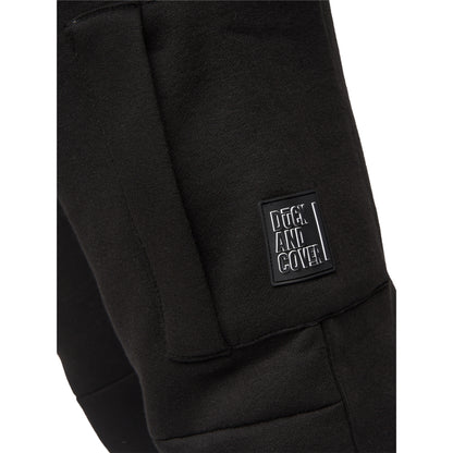 Black - Side - Duck and Cover Mens Milgate Jogging Bottoms