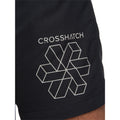Black - Side - Crosshatch Mens Allred Swim Shorts