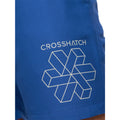 Blue - Side - Crosshatch Mens Allred Swim Shorts
