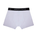 Grey-White-Black - Lifestyle - Bewley & Ritch Mens Domoch Boxer Shorts (Pack of 3)