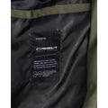 Olive - Side - Crosshatch Mens Kampleys Embossed Padded Jacket