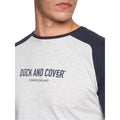 Grey Marl - Pack Shot - Duck and Cover Mens Vianney Pyjama Set
