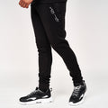 Black - Front - Born Rich Mens Agosto Tracksuit Bottoms