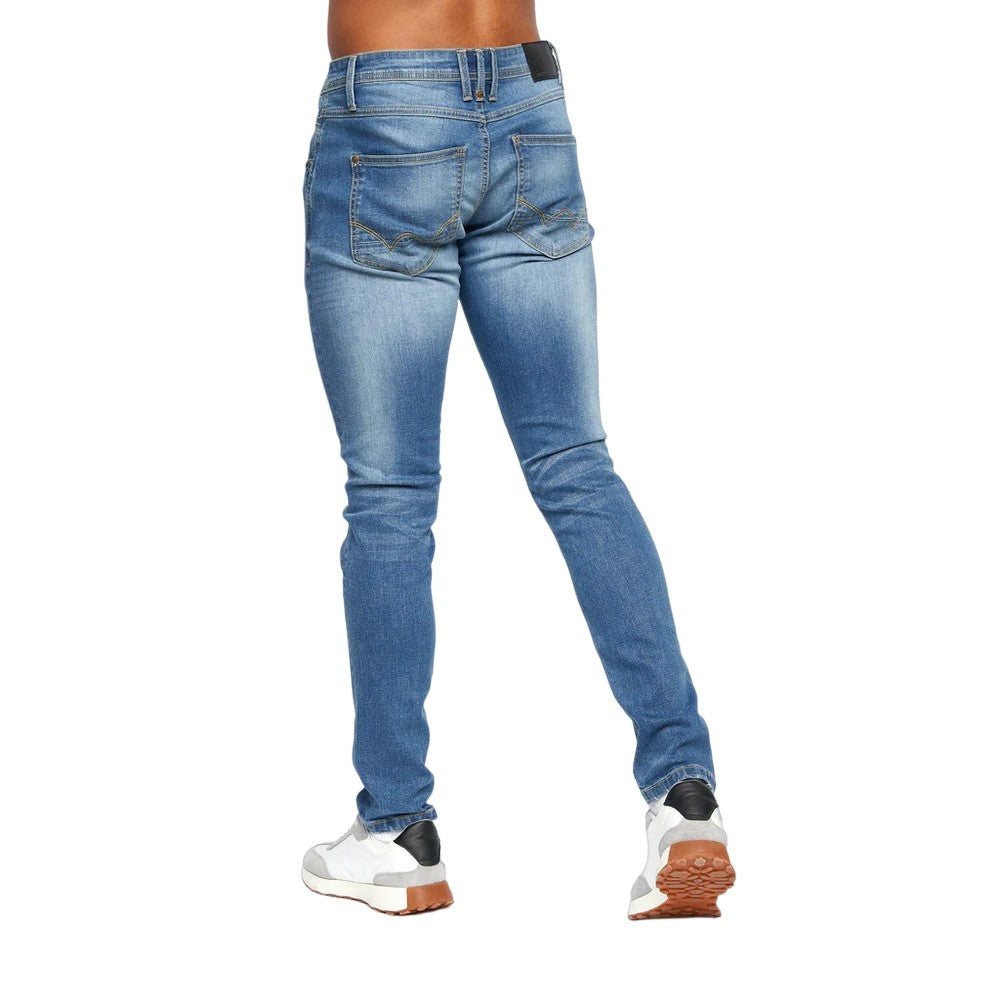 Light Wash - Back - Duck and Cover Mens Tranfil Jeans