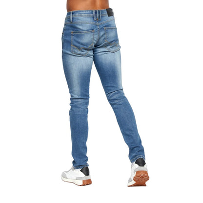 Light Wash - Back - Duck and Cover Mens Tranfil Jeans