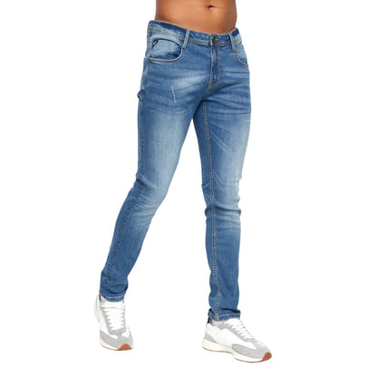 Light Wash - Lifestyle - Duck and Cover Mens Tranfil Jeans