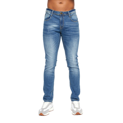 Light Wash - Front - Duck and Cover Mens Tranfil Jeans