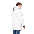 Putty - Back - Crosshatch Mens Milwaka Long Padded Jacket