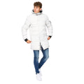 Putty - Side - Crosshatch Mens Milwaka Long Padded Jacket