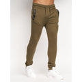 Burnt Olive - Front - Born Rich Mens Josue Jogging Bottoms