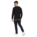 Black - Back - Duck and Cover Mens Papline Knitted Jumper