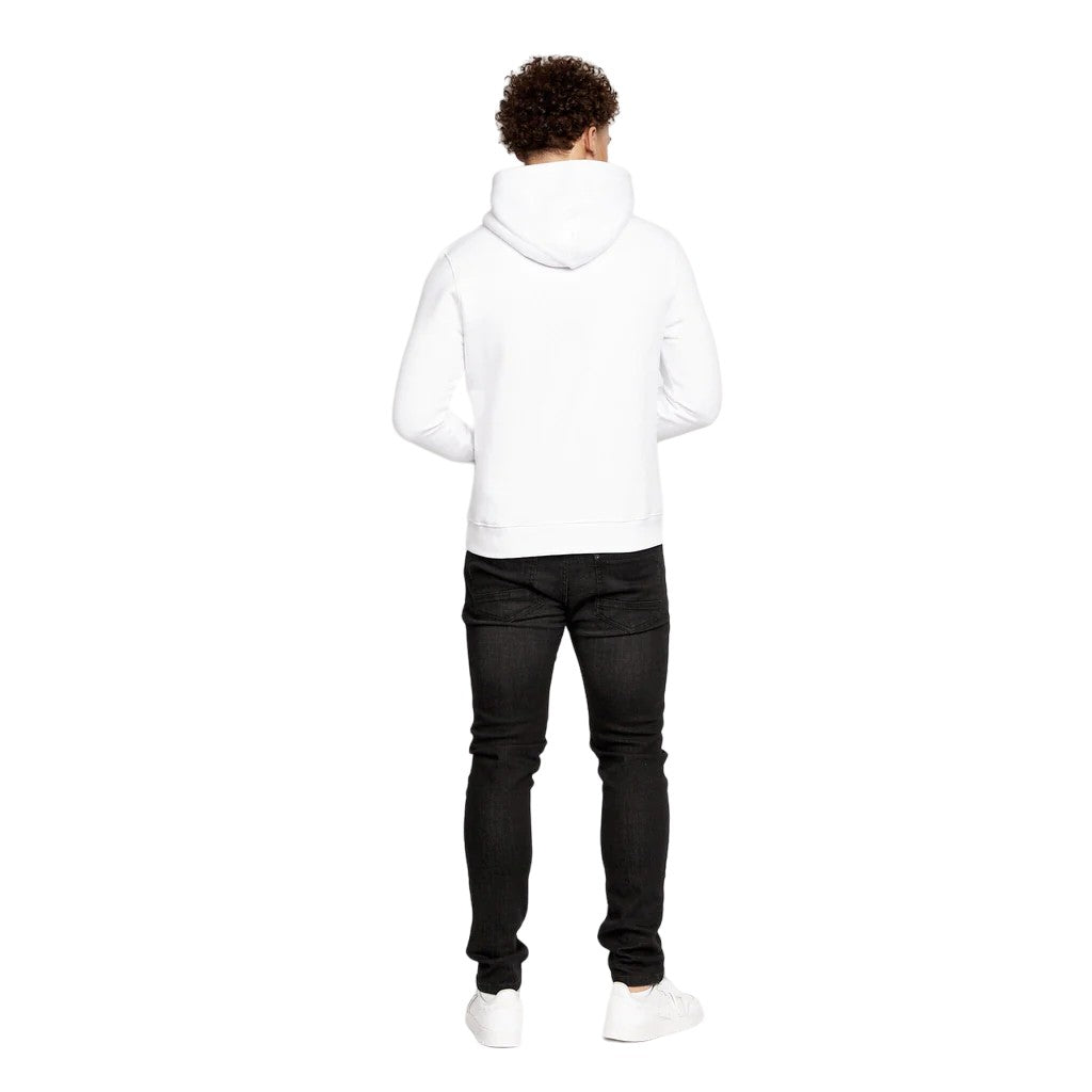 Black-White - Back - Crosshatch Mens Englow Hoodie (Pack of 2)