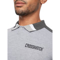 Grey Marl - Back - Crosshatch Mens Cramsures Polo Shirt