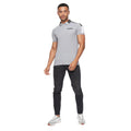 Grey Marl - Side - Crosshatch Mens Cramsures Polo Shirt