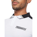 White - Side - Crosshatch Mens Cramsures Polo Shirt