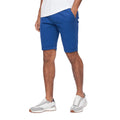 Royal Blue - Side - Crosshatch Mens Sinwood Chino Shorts