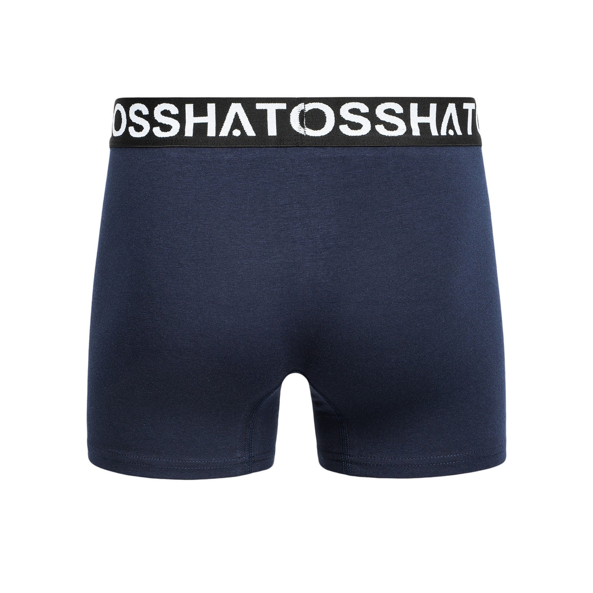Navy - Back - Crosshatch Mens Astral Boxer Shorts (Pack of 5)