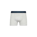 Blue-Grey-Navy - Side - Crosshatch Mens Warbler Boxer Shorts (Pack Of 3)
