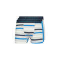 Blue-Grey-Navy - Front - Crosshatch Mens Warbler Boxer Shorts (Pack Of 3)