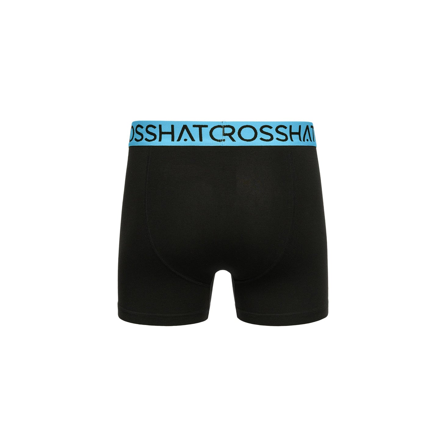 Blue-Black-Grey - Side - Crosshatch Mens Knightling MVE Boxer Shorts (Pack of 3)