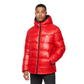 Red - Front - Born Rich Mens Deargo Slim Puffer Jacket