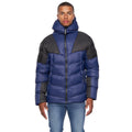 Navy-Black - Front - Duck And Cover Mens Raymax Contrast Panel Padded Jacket