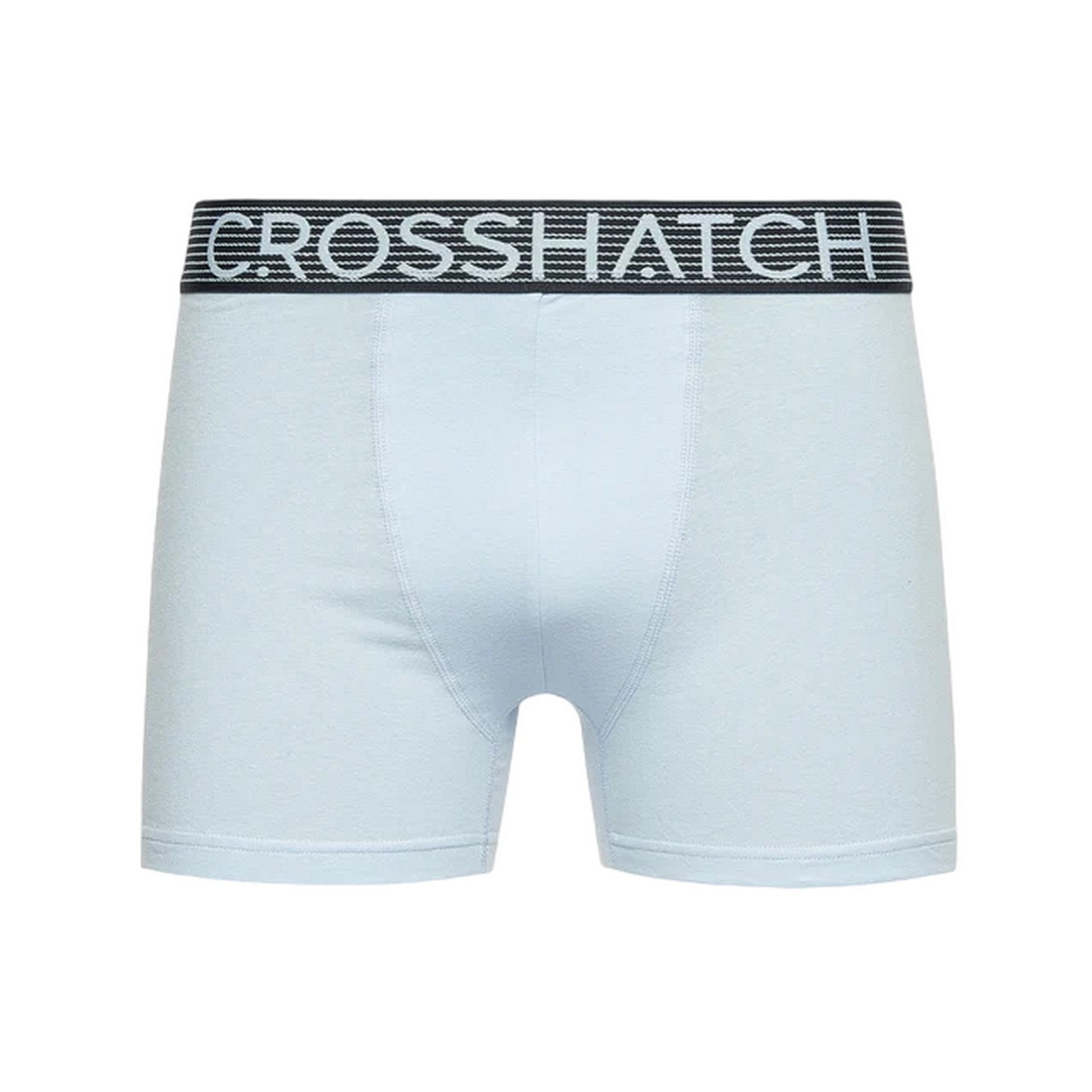 Navy - Side - Crosshatch Mens Guillemot Boxer Shorts (Pack Of 3)