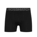 Grey Marl - Back - Crosshatch Mens Guillemot Boxer Shorts (Pack Of 3)