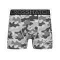 Grey Marl - Lifestyle - Crosshatch Mens Guillemot Boxer Shorts (Pack Of 3)
