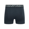 Navy - Back - Crosshatch Mens Guillemot Boxer Shorts (Pack Of 3)