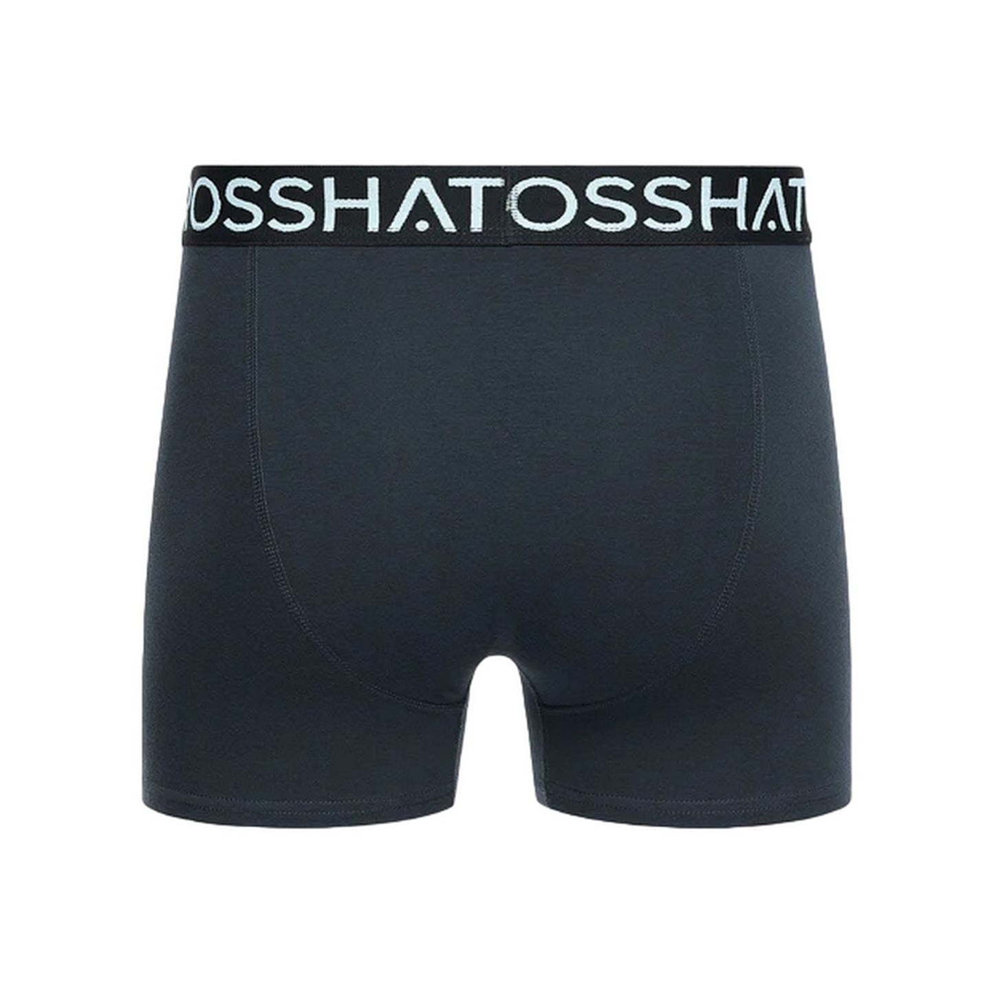 Navy - Back - Crosshatch Mens Guillemot Boxer Shorts (Pack Of 3)