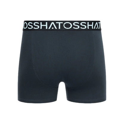 Navy - Back - Crosshatch Mens Guillemot Boxer Shorts (Pack Of 3)