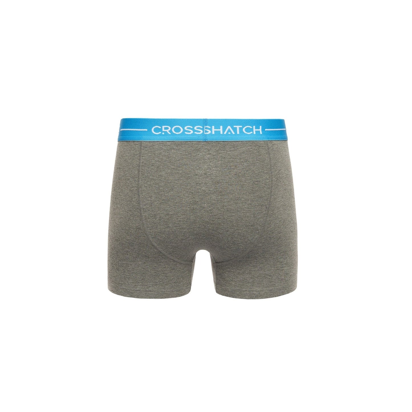 Charcoal Marl - Back - Crosshatch Mens Astral Boxer Shorts (Pack of 12)