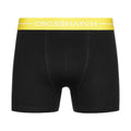 Black - Back - Crosshatch Mens Astral Boxer Shorts (Pack of 12)
