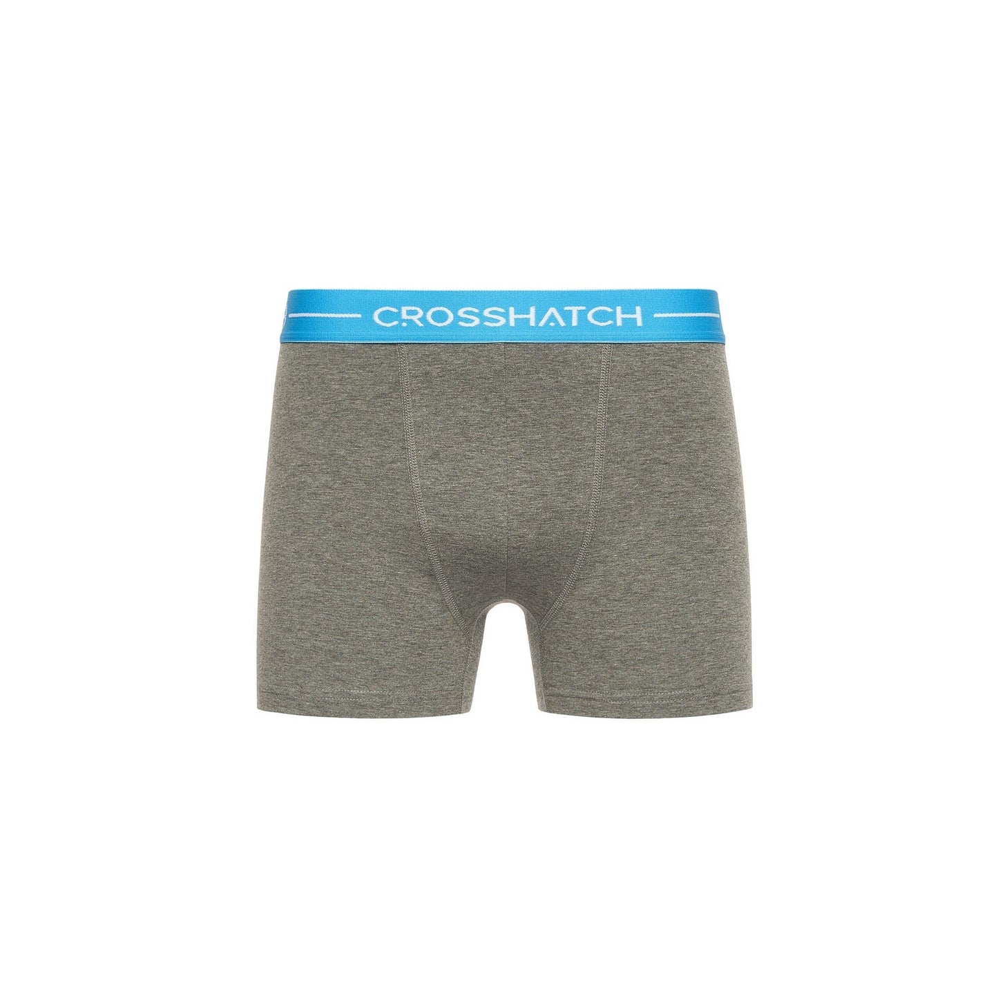 Charcoal Marl - Close up - Crosshatch Mens Astral Boxer Shorts (Pack of 12)