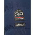 Navy - Side - Crosshatch Mens Longkamp Jacket