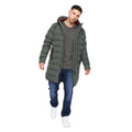 Olive - Lifestyle - Crosshatch Mens Longkamp Jacket