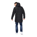 Black - Back - Crosshatch Mens Longkamp Jacket