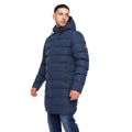 Navy - Front - Crosshatch Mens Longkamp Jacket
