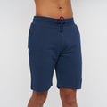 Navy - Front - Born Rich Mens Barreca Sweat Shorts