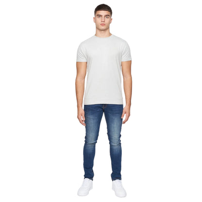 Pale Blue - Side - Duck and Cover Mens Swirla T-Shirt