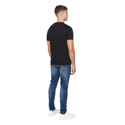 Black - Back - Duck and Cover Mens Banning T-Shirt