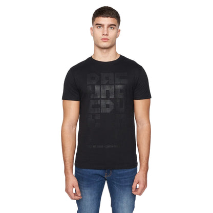 Black - Front - Duck and Cover Mens Banning T-Shirt