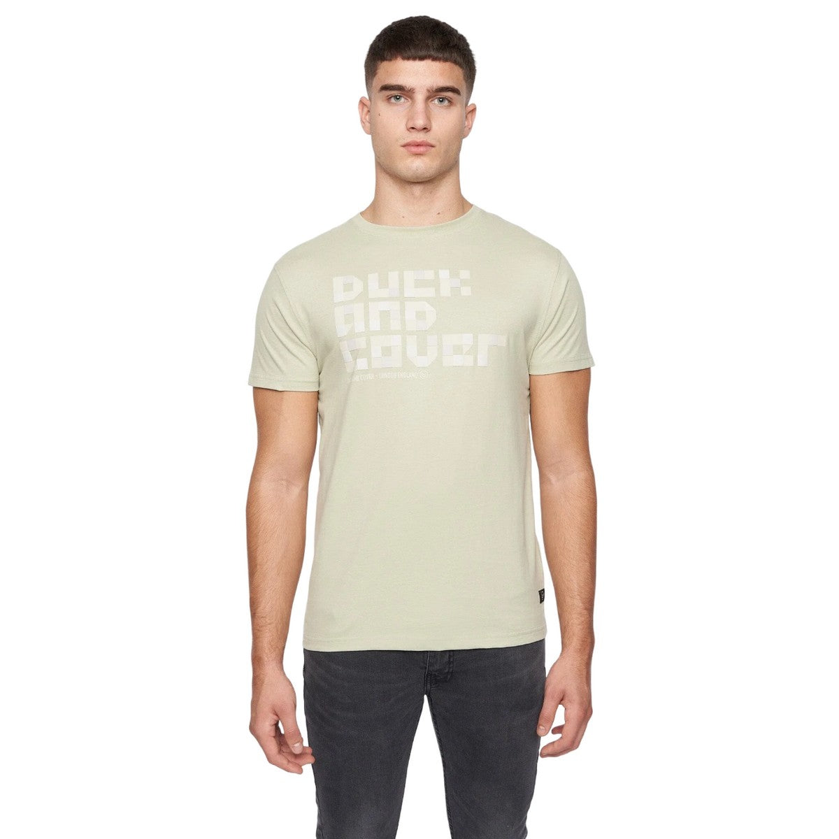 Sage - Front - Duck and Cover Mens Balding T-Shirt