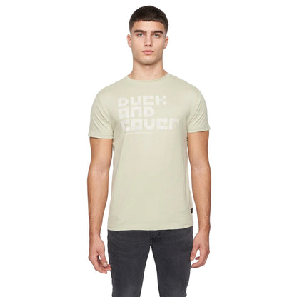Sage - Front - Duck and Cover Mens Balding T-Shirt