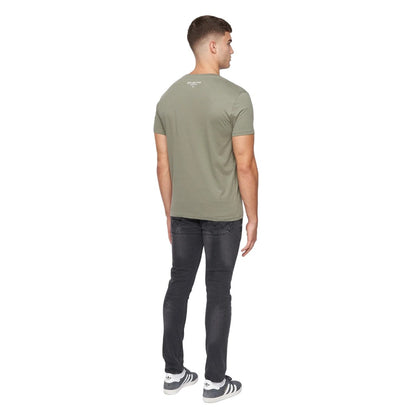 Sage - Back - Duck and Cover Mens Brodsky T-Shirt